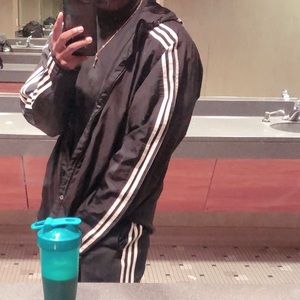 Addidas vintage windbreaker set